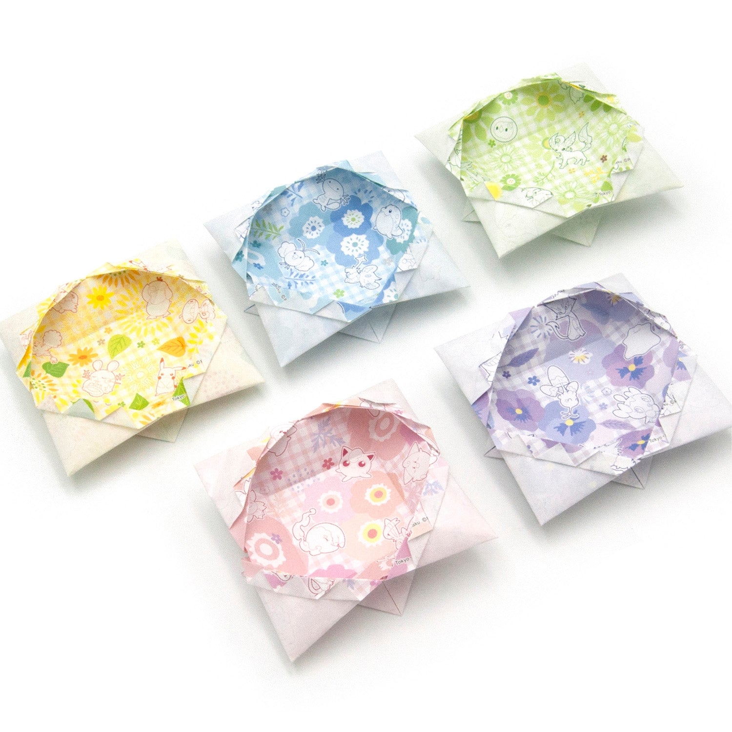 Pokemon Center Online exclusive Origami item from Japan with rare design