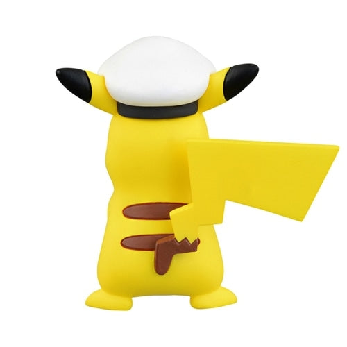 Japanese Captain Pikachu figure, with vibrant colors and details