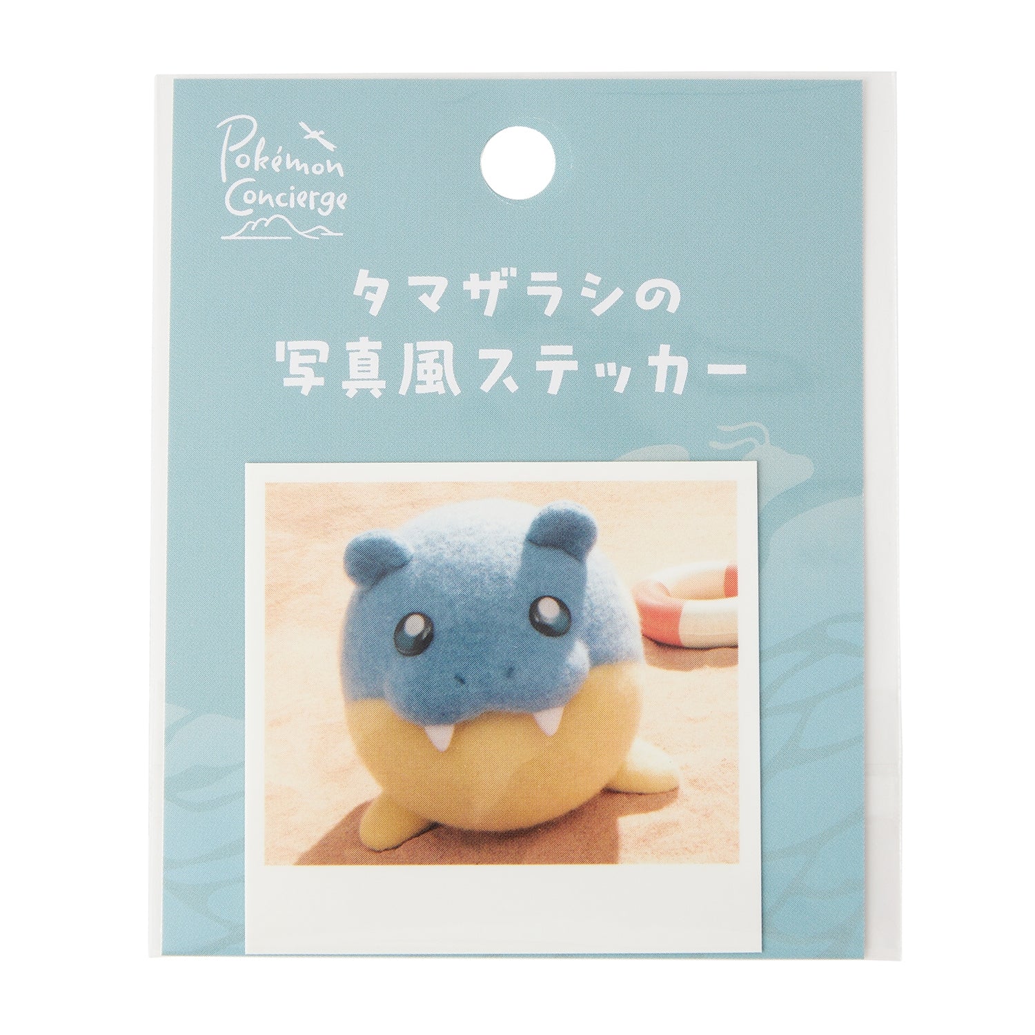 Tamaseal photo-style Pokemon sticker featuring Spheal from Japan