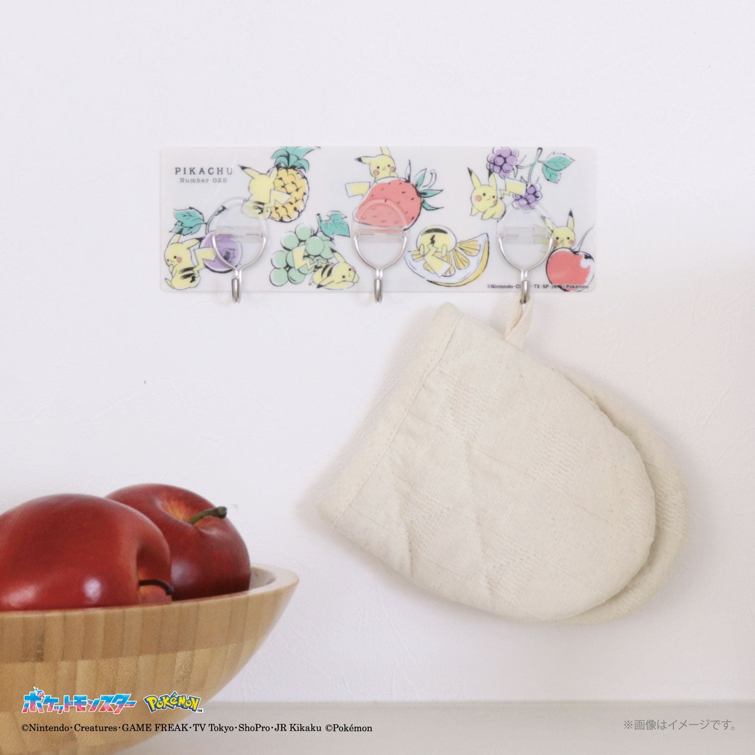 Authentic Pokemon Seat Hook Fruit from Japan, with vibrant colors and intricate details