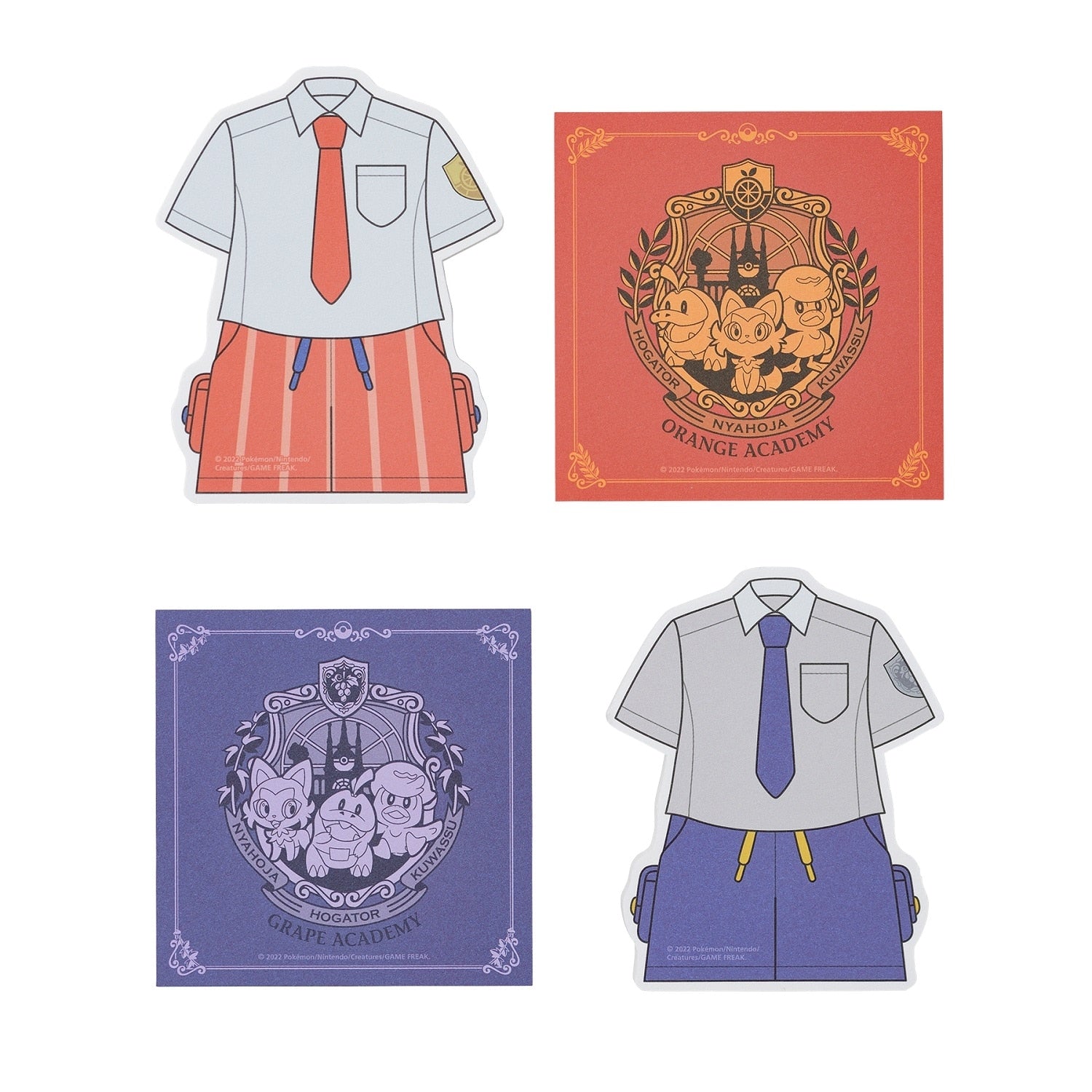 Pokemon Orange Academy memo pad with Ivysaur design from Japan