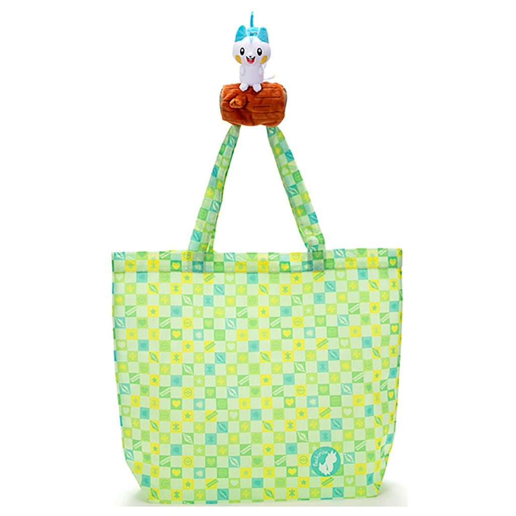 Authentic Pachirisu stuffed animal eco bag from Japan with zipper