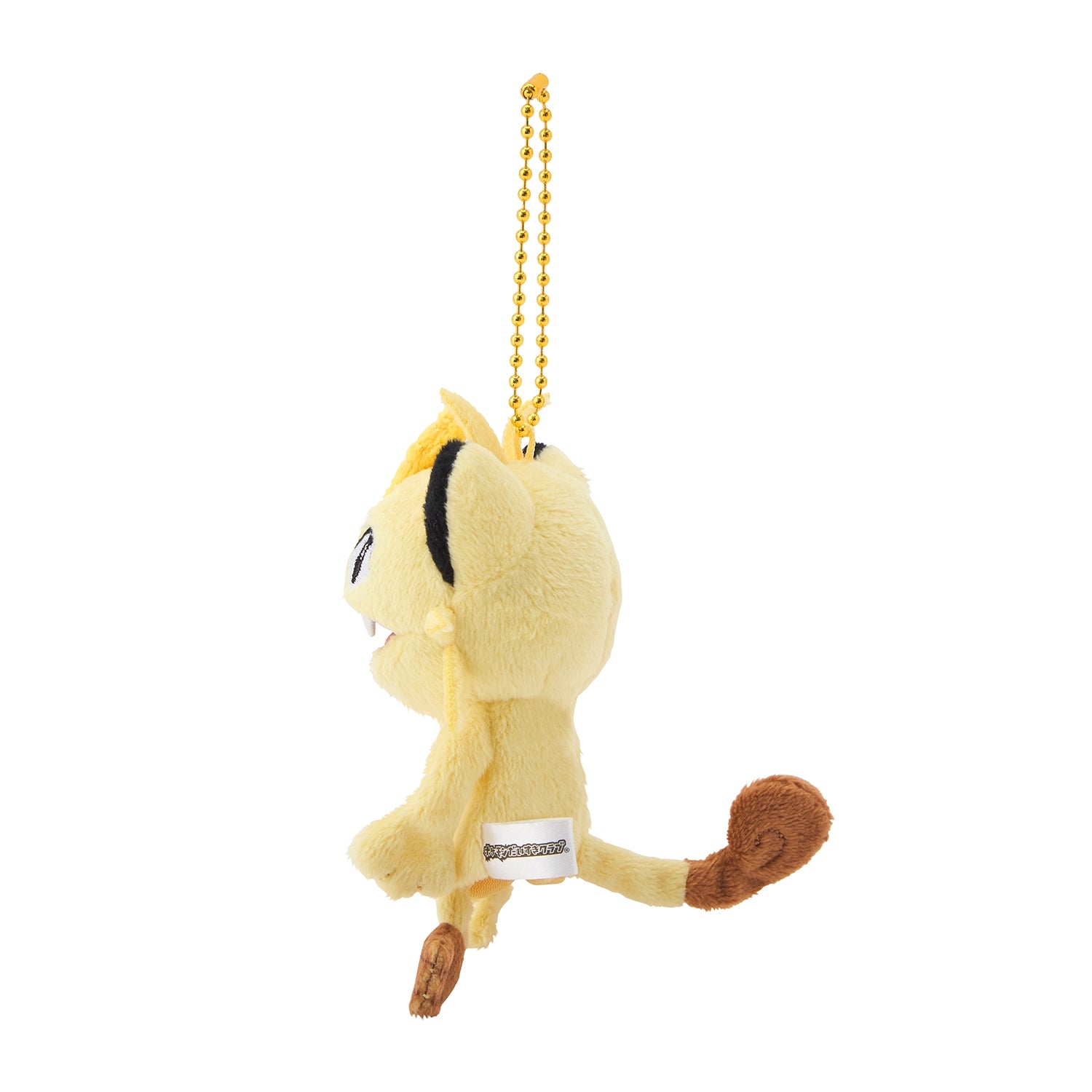 Japanese Papemon Meowth plush toy, detailed character features