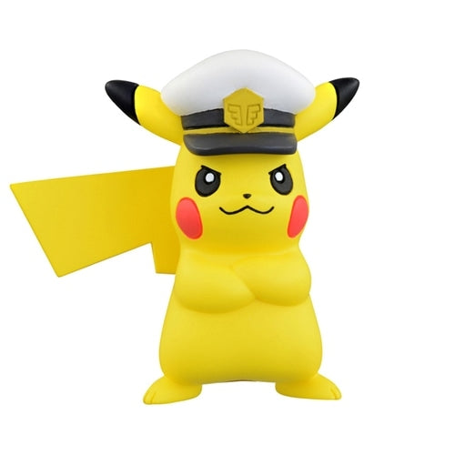 Captain Pikachu figure from Japan, detailed packaging