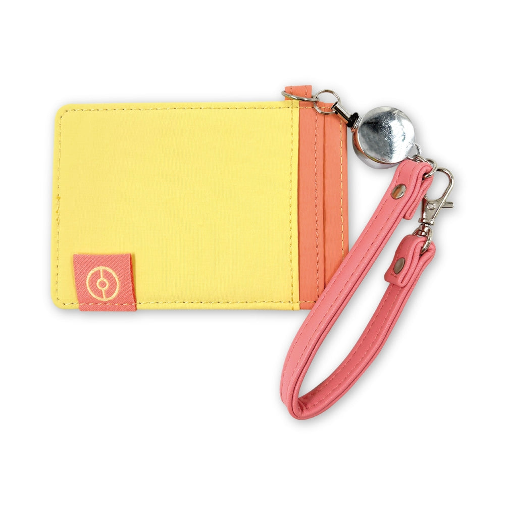 Pass case with reel color logo Pikachu