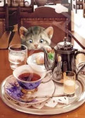 Tea Time and Kitten "Muramatsu Makoto" Jigsaw Puzzle 500 Pieces [06-519S]