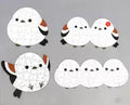 4-Type Set "Fukufuku Long-tailed tit die-cut Puzzle"