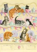 Kitten and Whimsical Tea Time "Janet Pidu" Jigsaw Puzzle 500 [500-334]