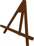 Artboard Jigsaw Dedicated Easel Stand Brown [ATB-04E]