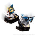 Monster Collection Battleze Mega Lucario VS Mega Charizard X figure from Japan, battling pose