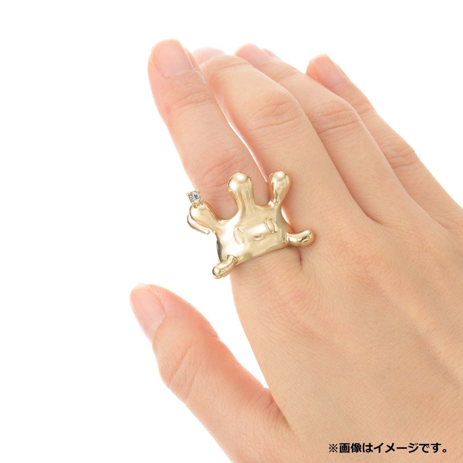 Pokémon Ring 46 Mahomer, detailed view of authentic anime ring from Japan