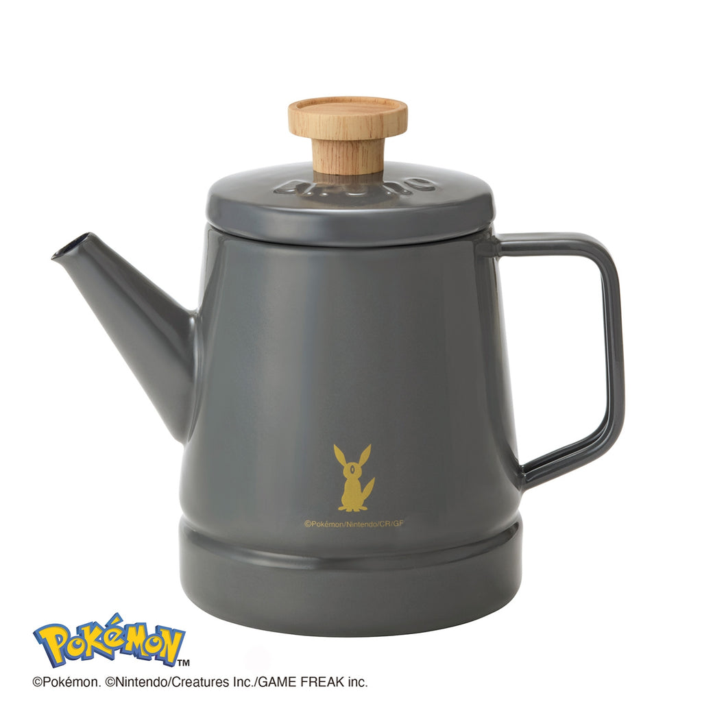 [BRUNO] Eevee Friends Enamel Kettle 1.6L Gray Blackie