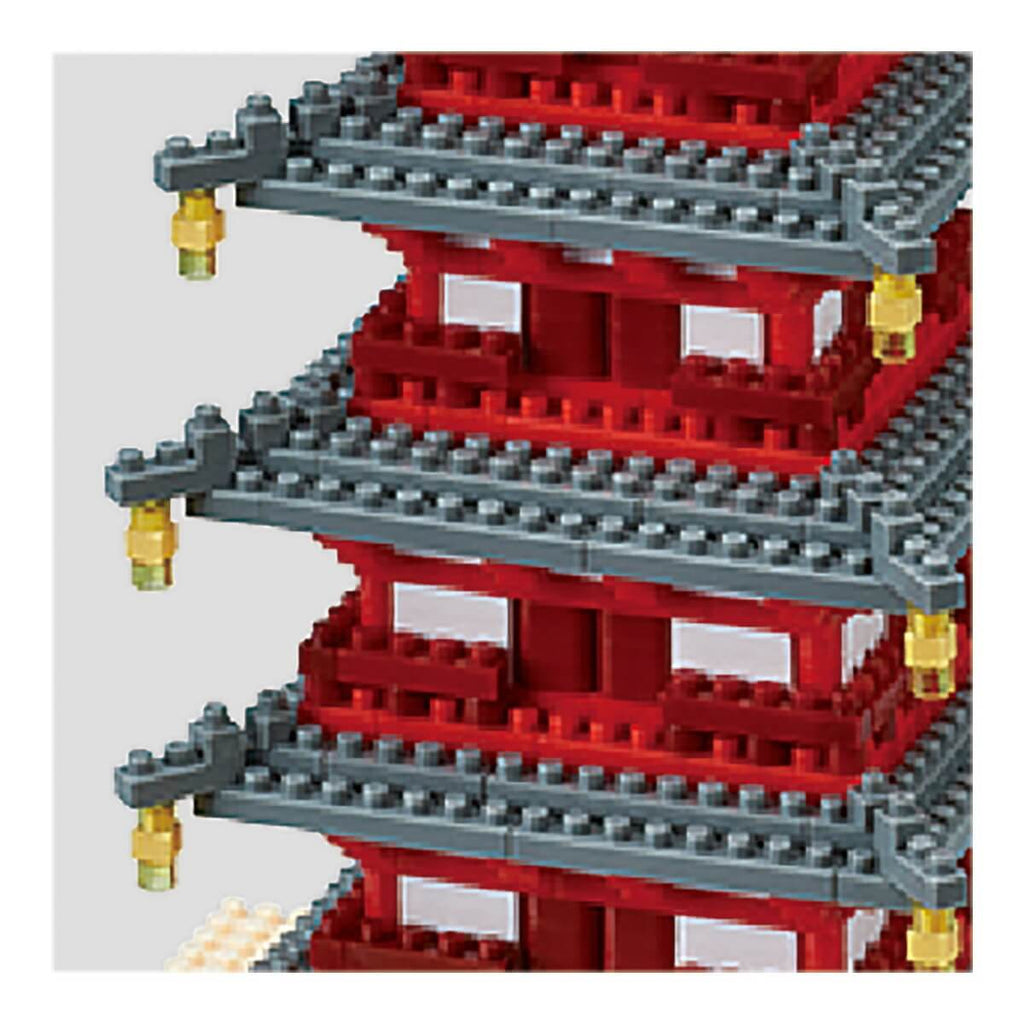 Nanoblock Five-storied Pagoda Deluxe Edition