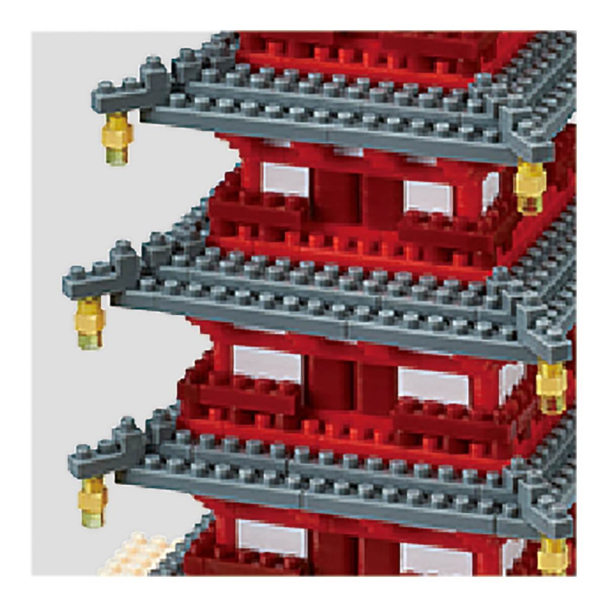 Nanoblock Five-storied Pagoda Deluxe Edition