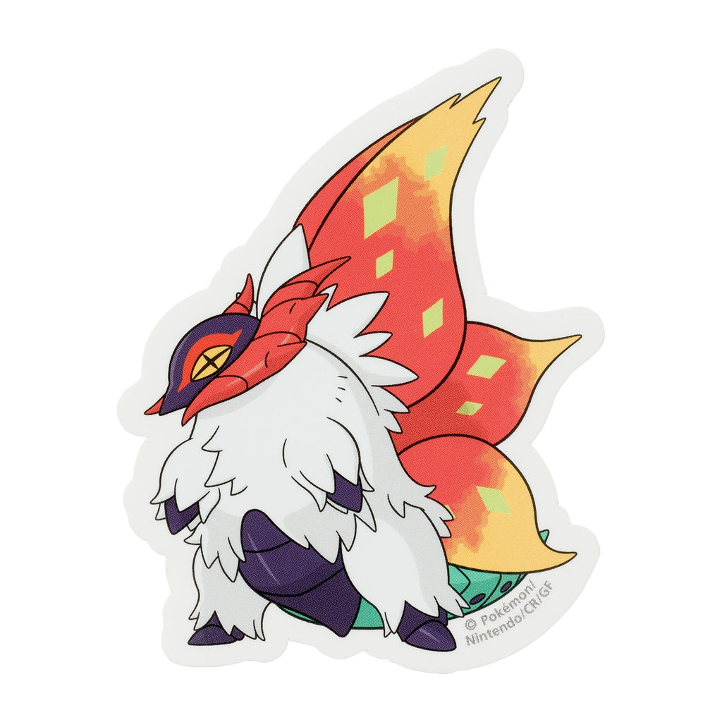 Pokemon Sticker Chiwohauhane from Japan, featuring Slither Wing with vibrant colors
