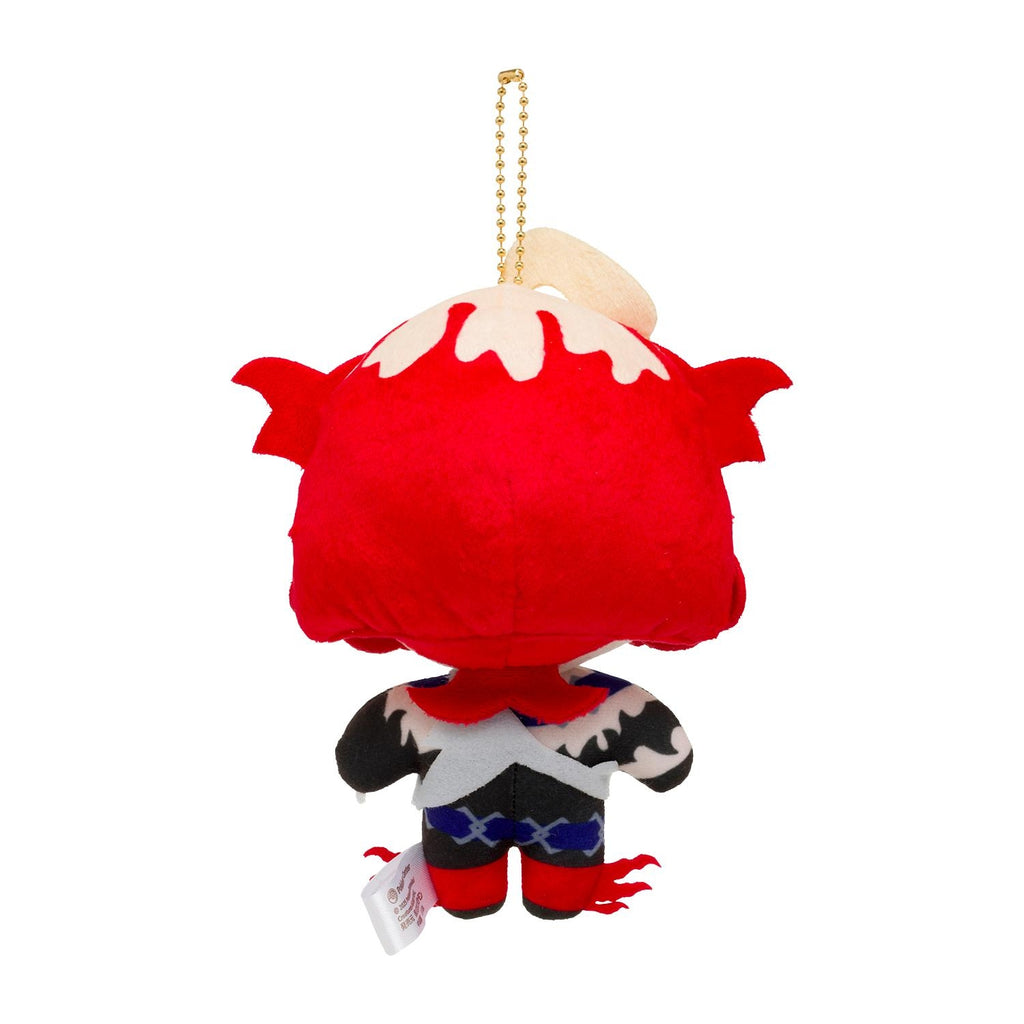 Meroko plush from Japan, sitting pose with vibrant colors and authentic tag