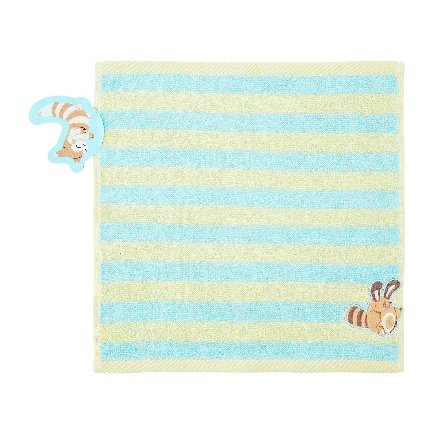 Pokemon Hand Towel Nakibeso Otachi & Otachi from Japan, featuring colorful characters