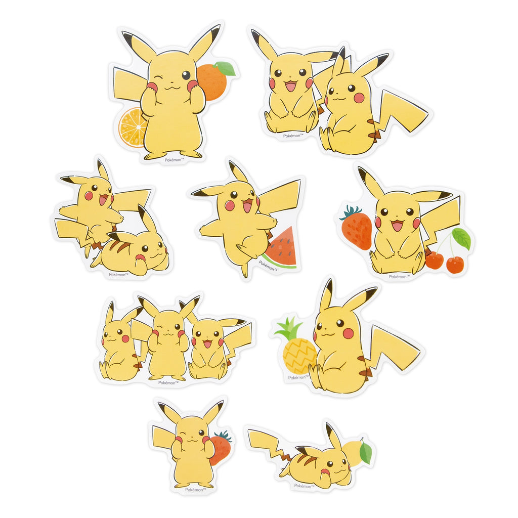 Authentic Pokemon decoration sticker from Japan, with a vibrant fruit_yellow character