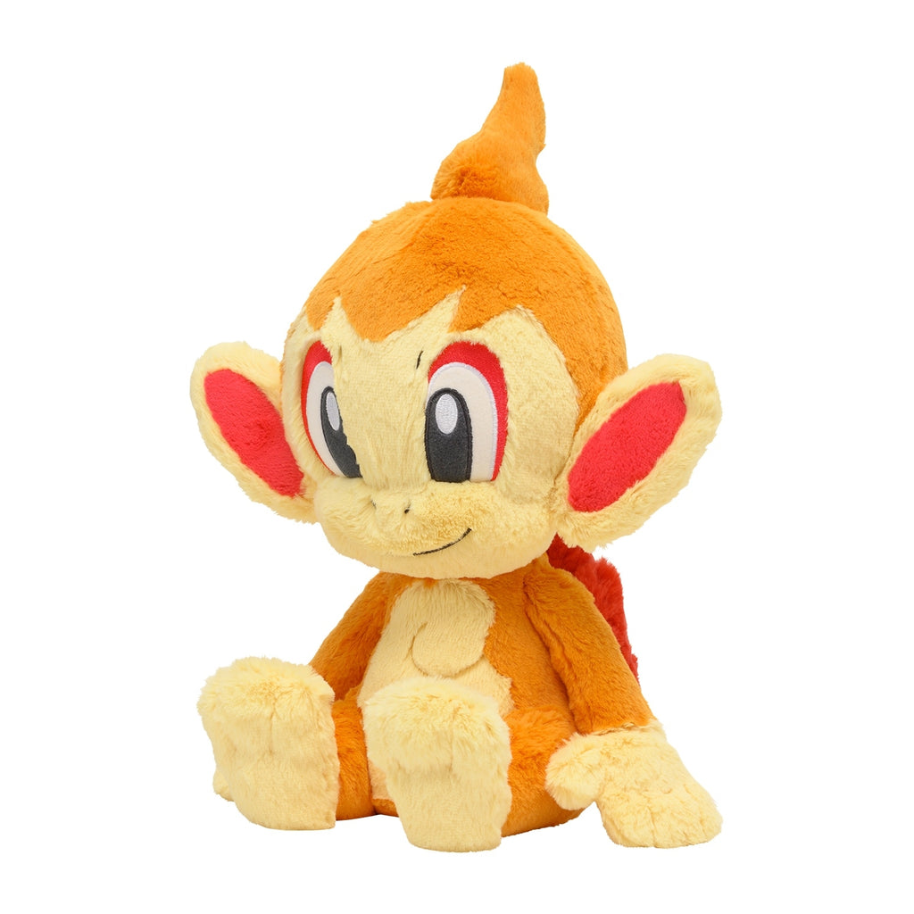 Authentic Pokemon Hikozaru plushie with detailed ears from Japan