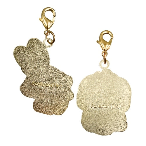 Pokemon Center Japan licensed Metal charm set Hibani & Nyasper, detailed design