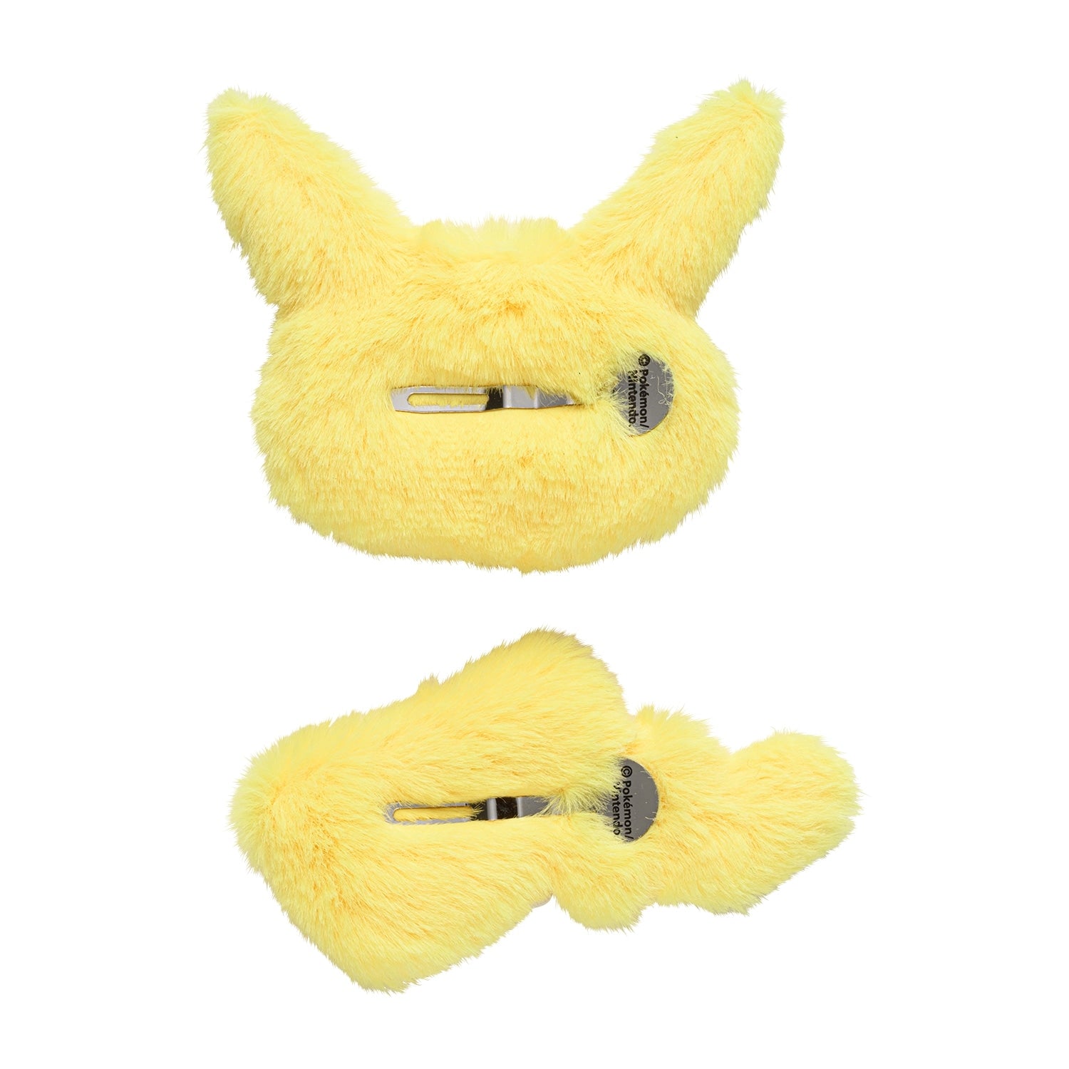 Authentic Pokémon accessory, Pikachu hairpin with cute face and tail from Japan