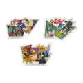 Die-cut sticker SECRET of MIGHT Sawblaze from Japan, featuring a fiery design
