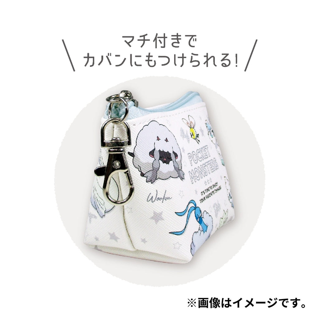 Triangular mini pouch colors/white