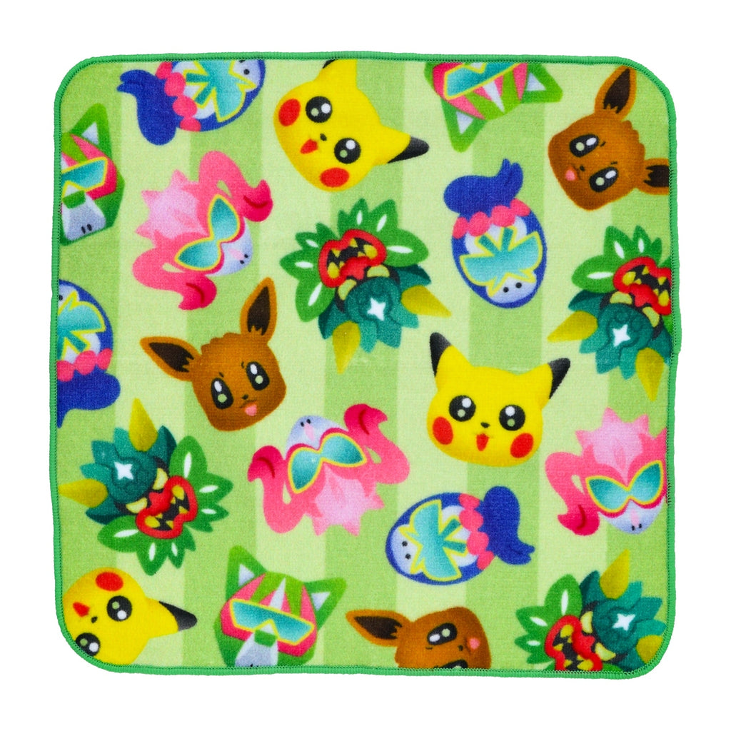 Pokemon Hand Towel Blue Mask from Japan, featuring a unique mask design