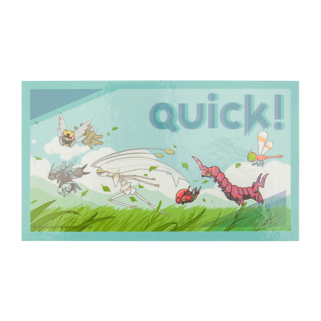 Pokemon BUG OUT! Sticker Set with 21x21x0.03 cm dimensions, made in Japan