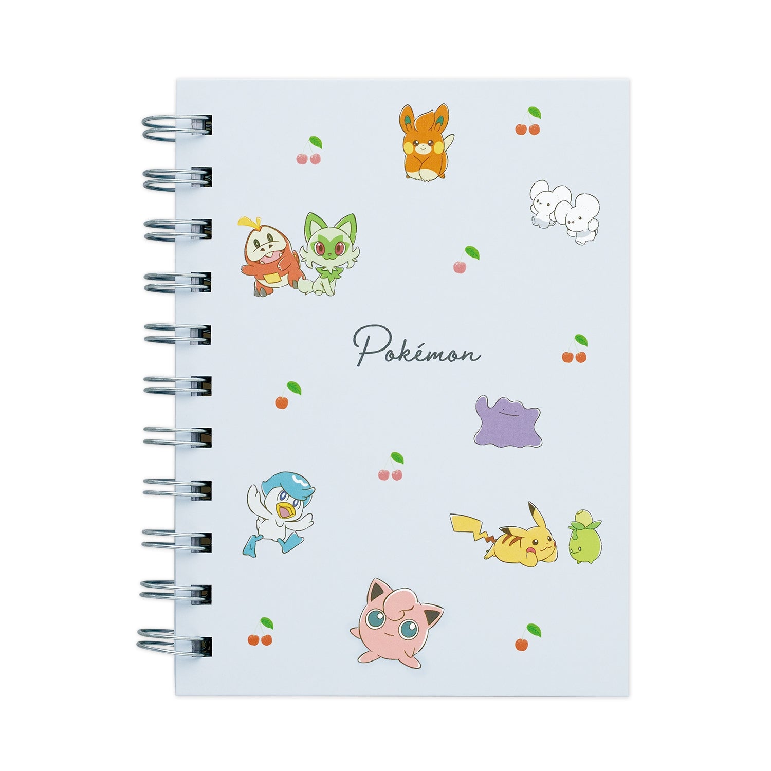 Pokemon A6 W Ring Notebook with cherry design from Japan