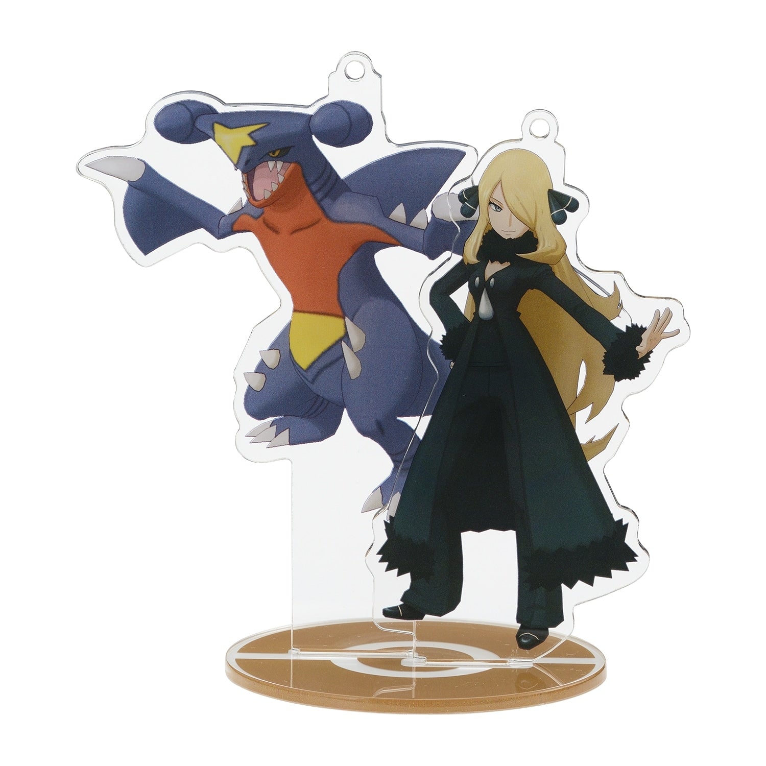 Authentic Japanese Pokemon keychain with Cynthia character and detailed visuals from Japan