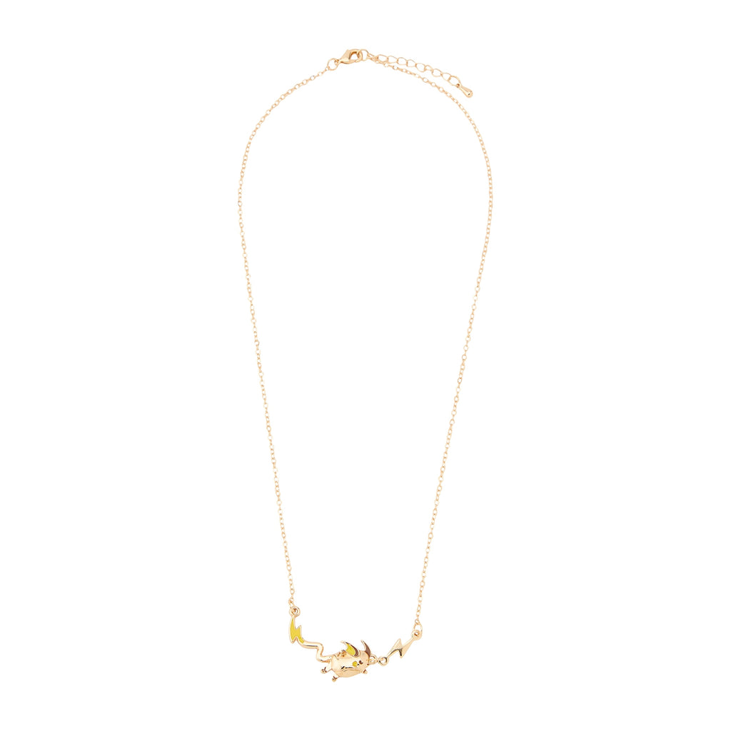 Pokémon Raichu necklace with two Raichu figures from Japan, detailed design