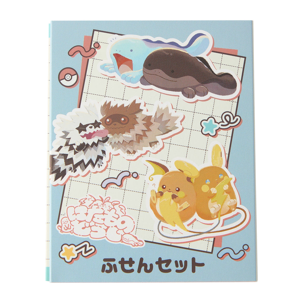 Pokemon Sticky Set Collectible with colorful characters from Japan