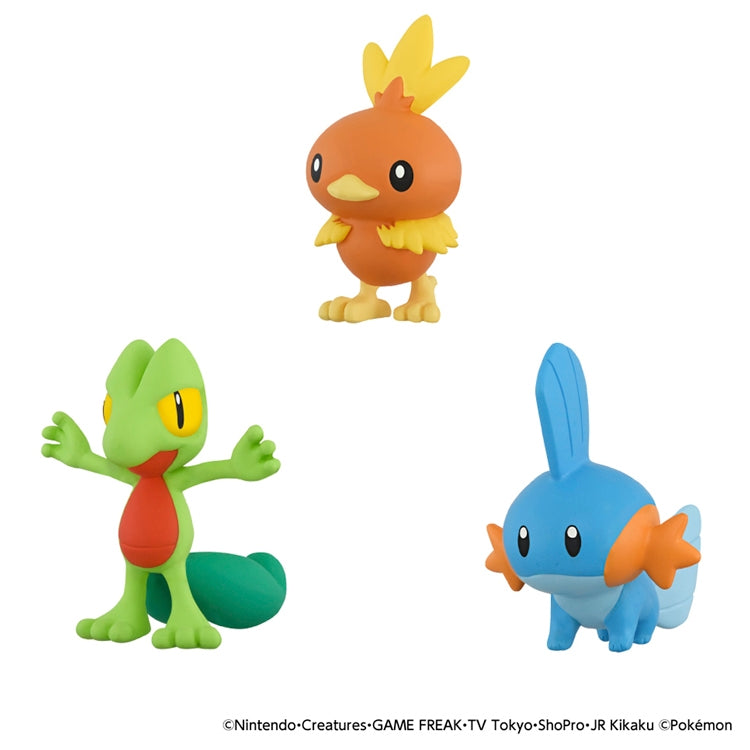 Detailed Pokemon figures from Hoenn Region, authentic Japanese collectibles