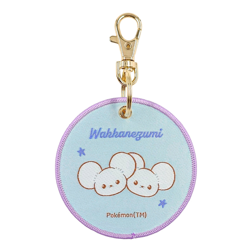 Close-up of Wakkarat Pokepiece keychain showcasing Normal-type Pokemon details from Japan