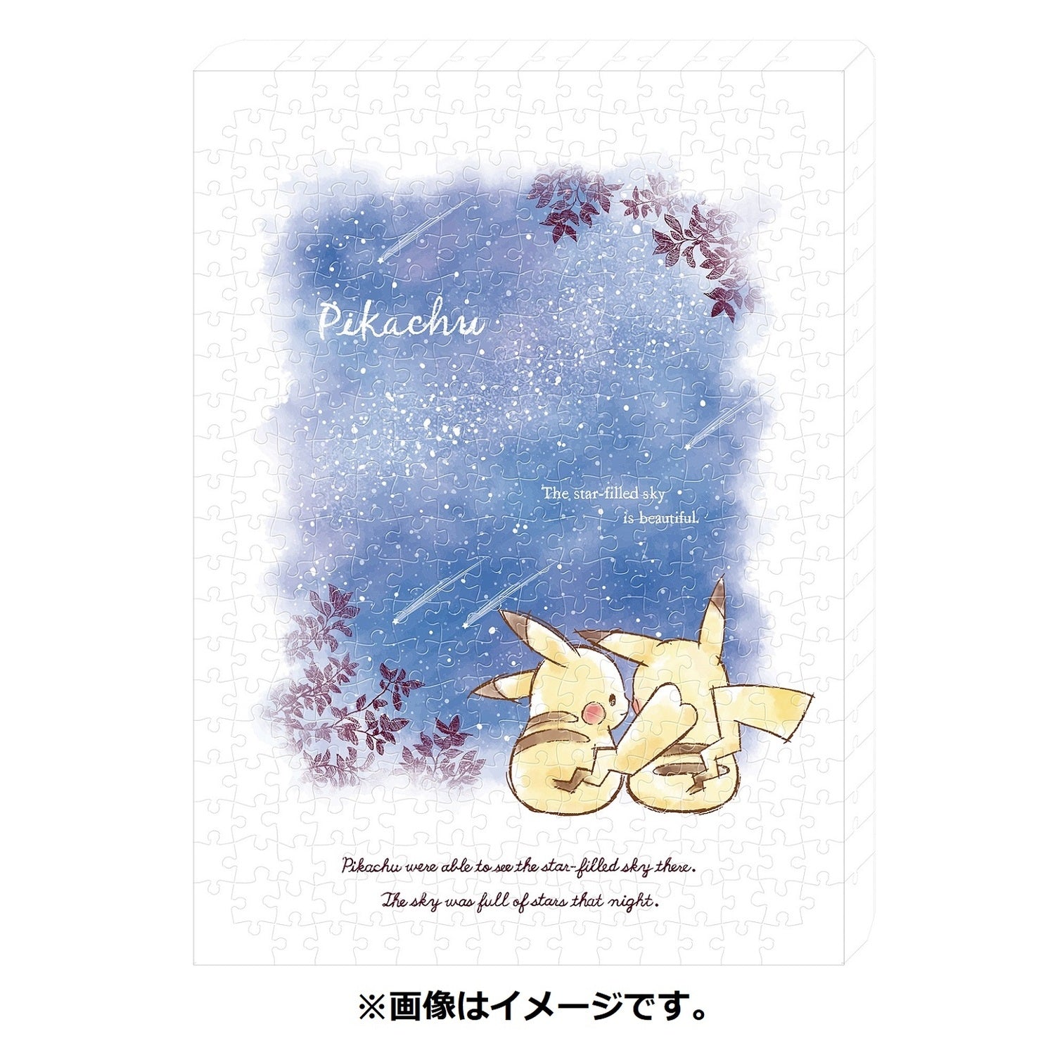 Pokemon Art Board Jigsaw with starry sky design from Japan