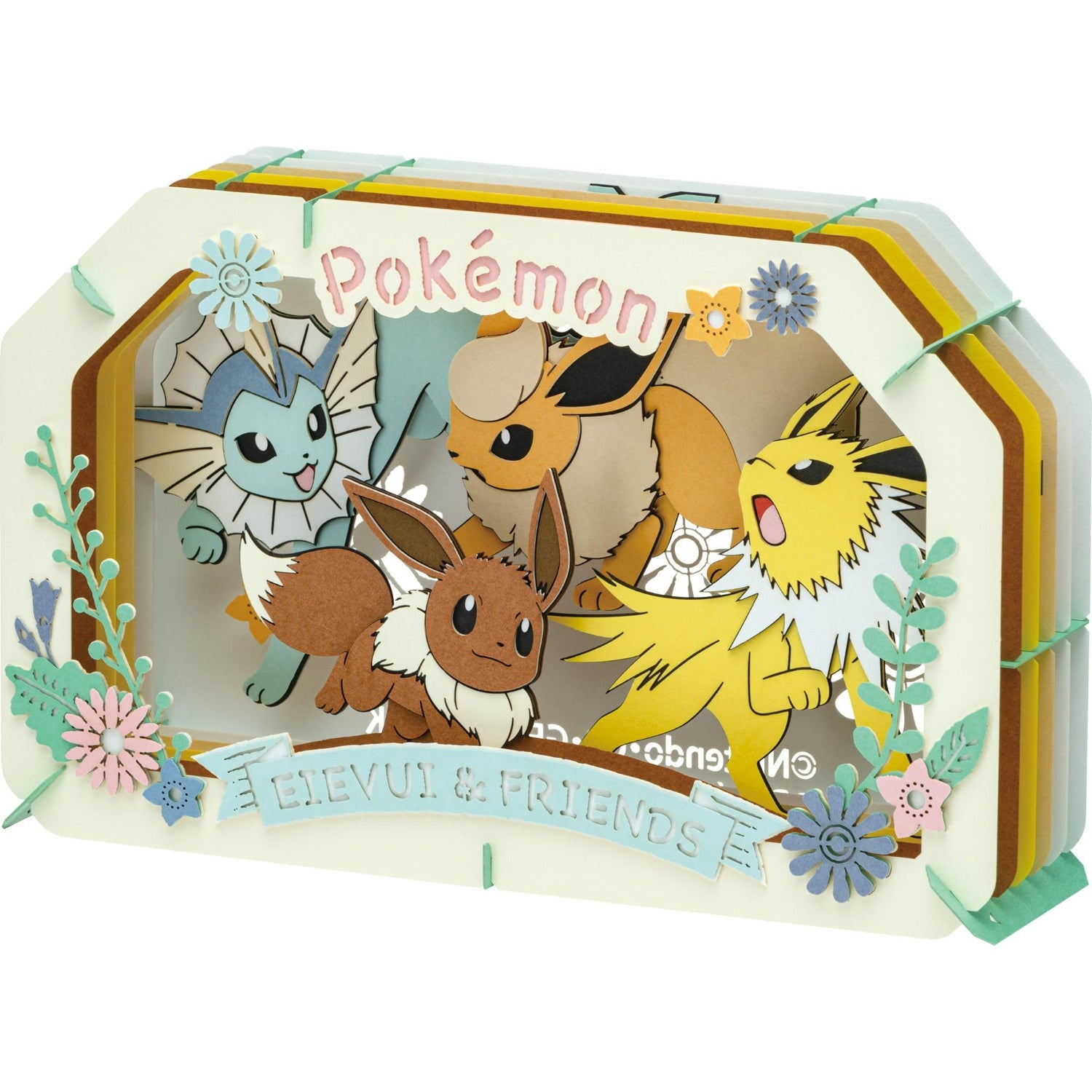 Pokemon Eevee Paper Theater, detailed Japanese artwork, ships from Japan