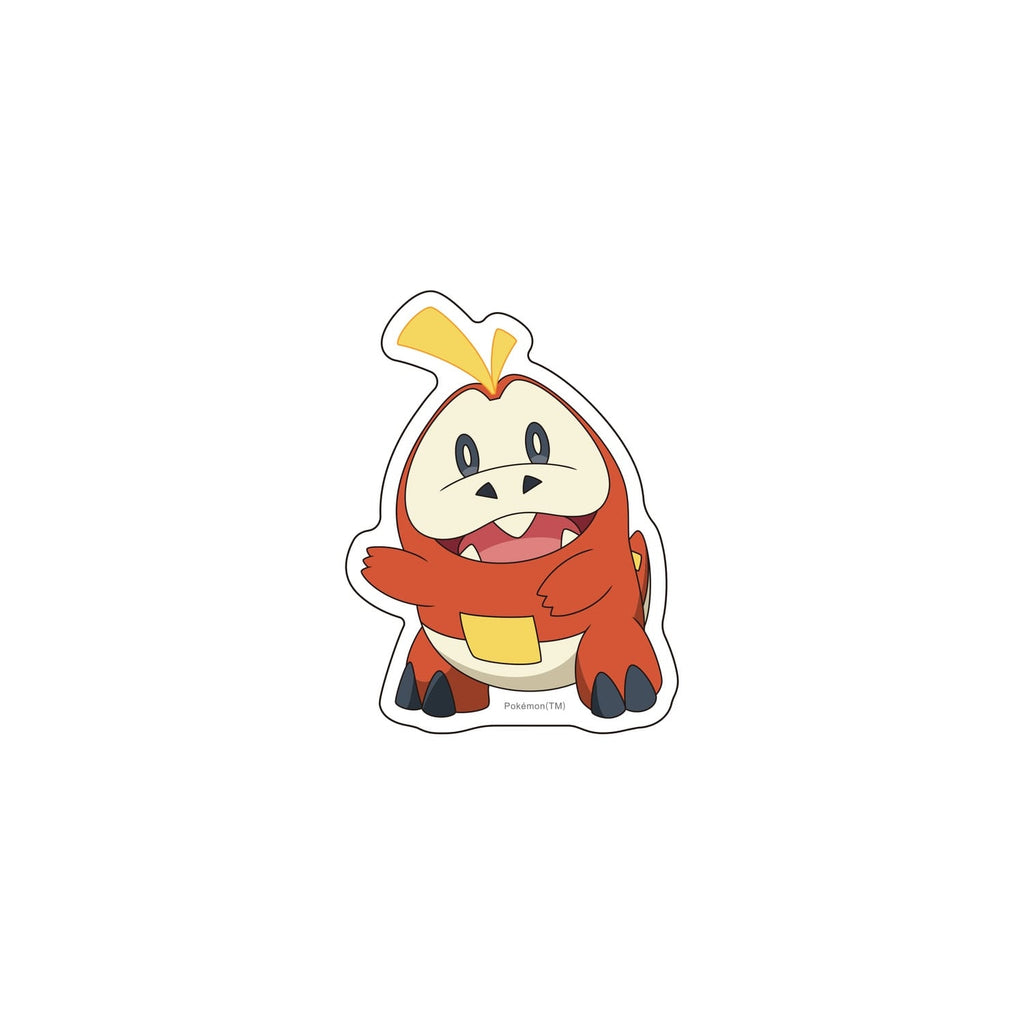 Pokemon Center Japan Exclusive Sticker Hogator, showcasing Fuecoco in a fun, collectible format from Japan