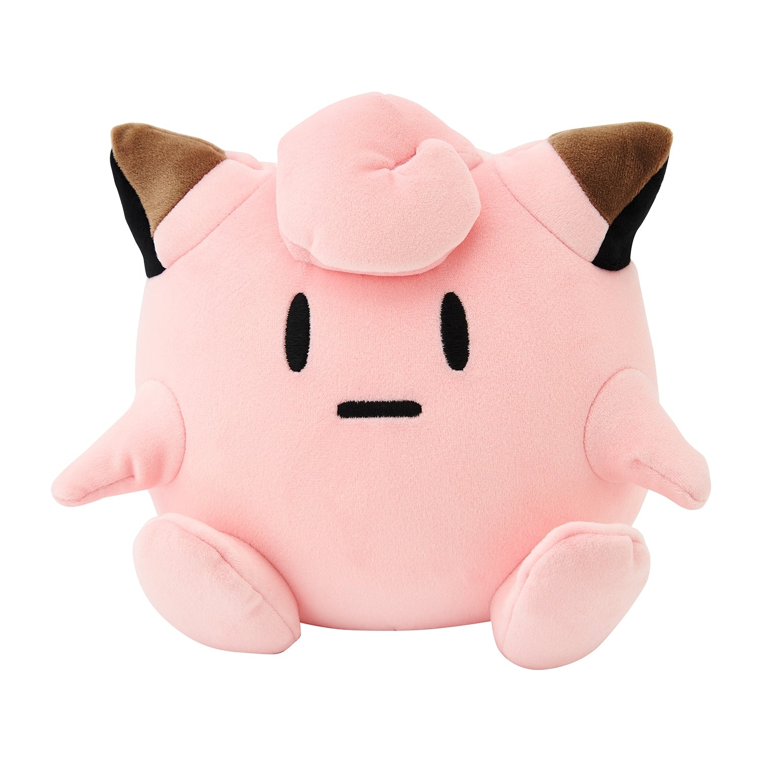 Official Pokemon Center Japan Clefairy neck pillow with cute expression