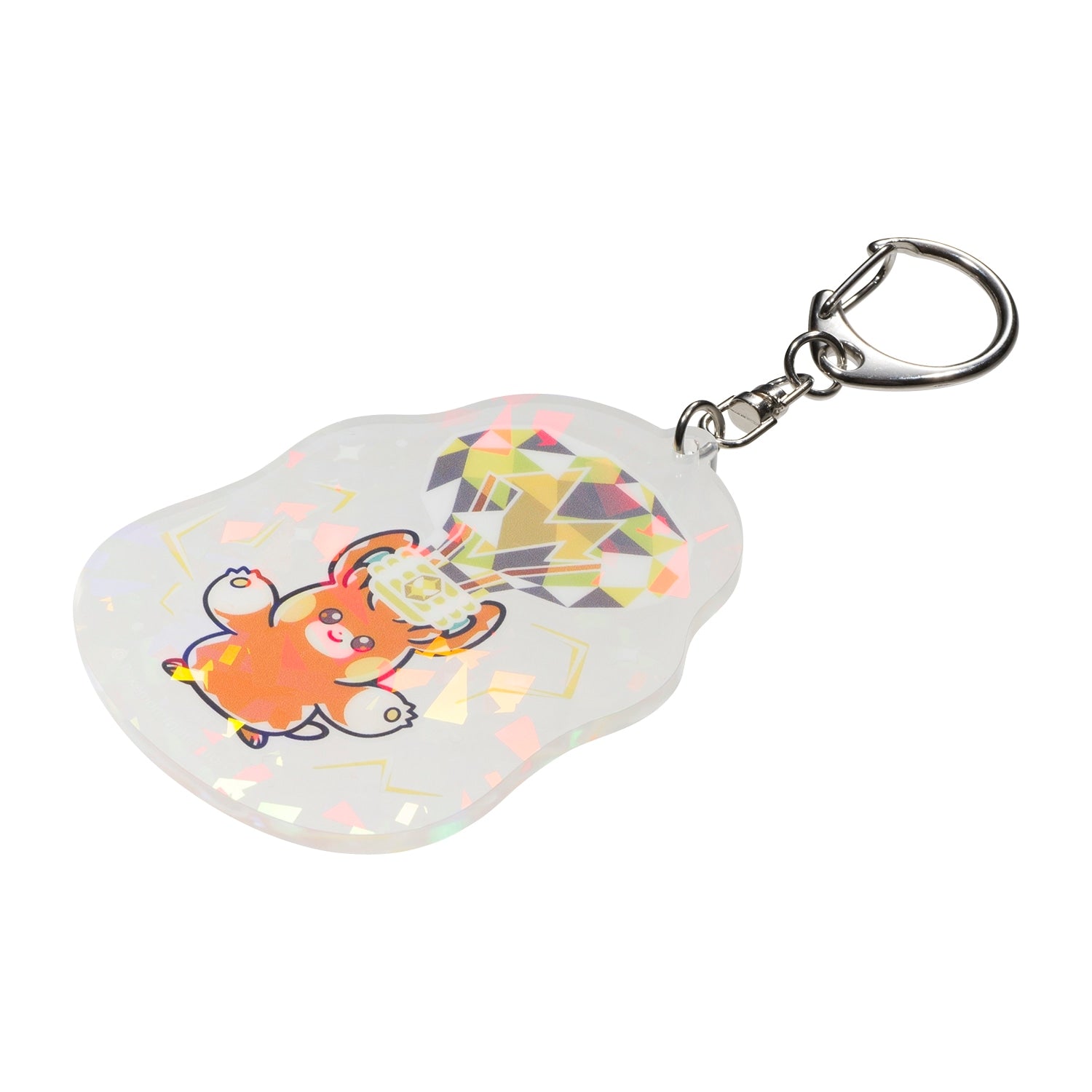 Authentic Denki Terrace Talpamo keychain featuring Electric-type Pawmi, sourced directly from Japan