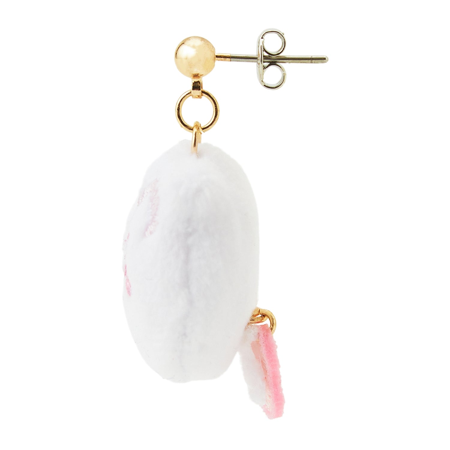 Authentic Pokémon Earrings from Japan, featuring Peroppuff, intricate details