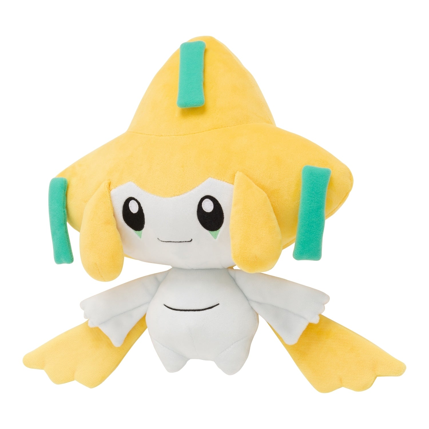 Life-sized Jirachi plush toy with authentic Pokemon design from Japan