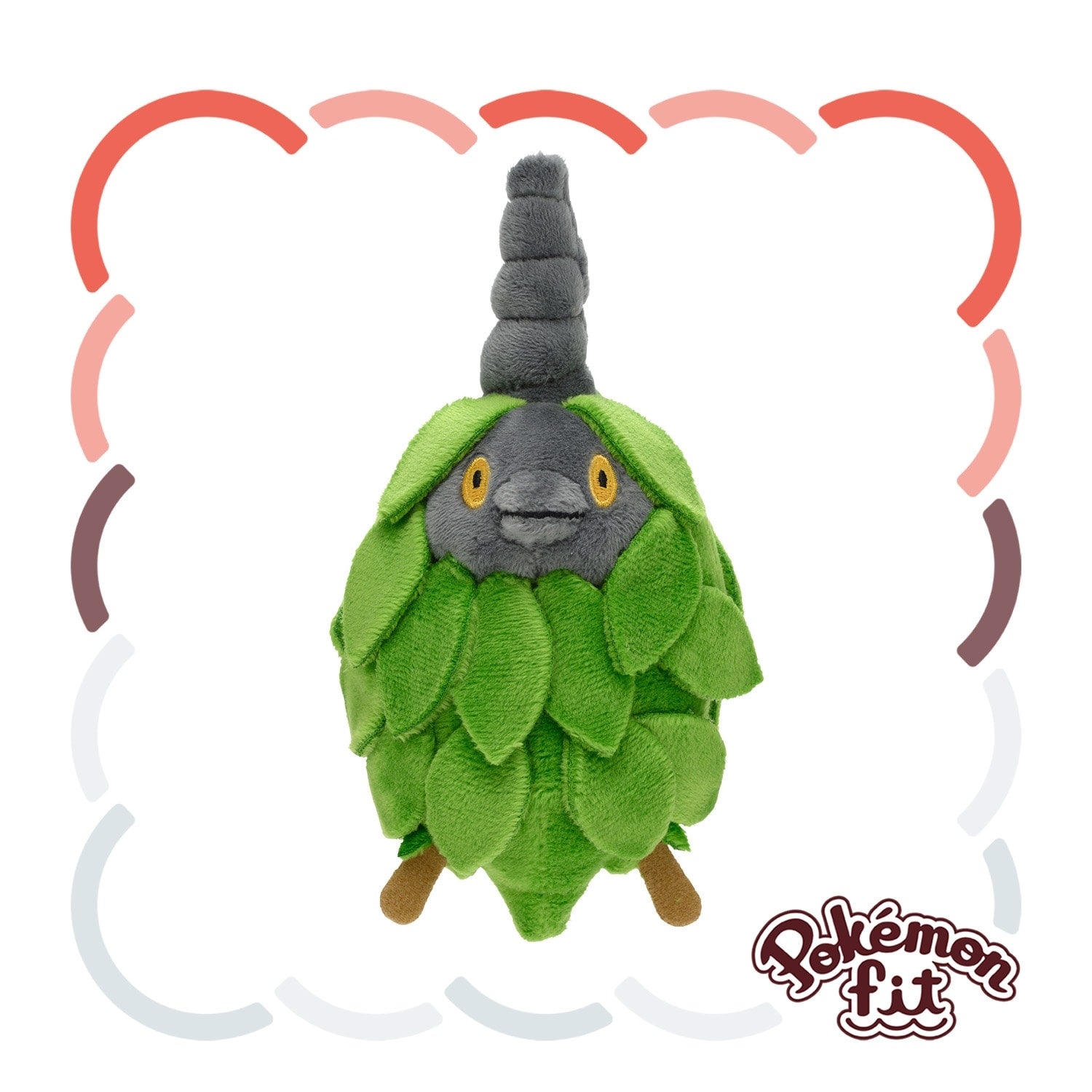 Burmy Plant Cloak #412 Pokémon fit Official Plush — Pokémon Center Japan