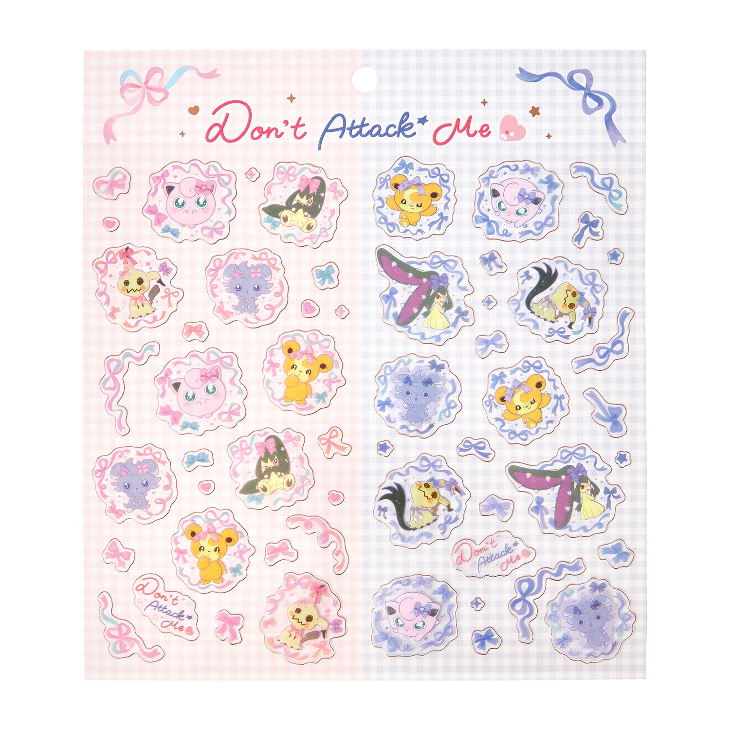 Clear Seal Set with Pokemon characters from Japan