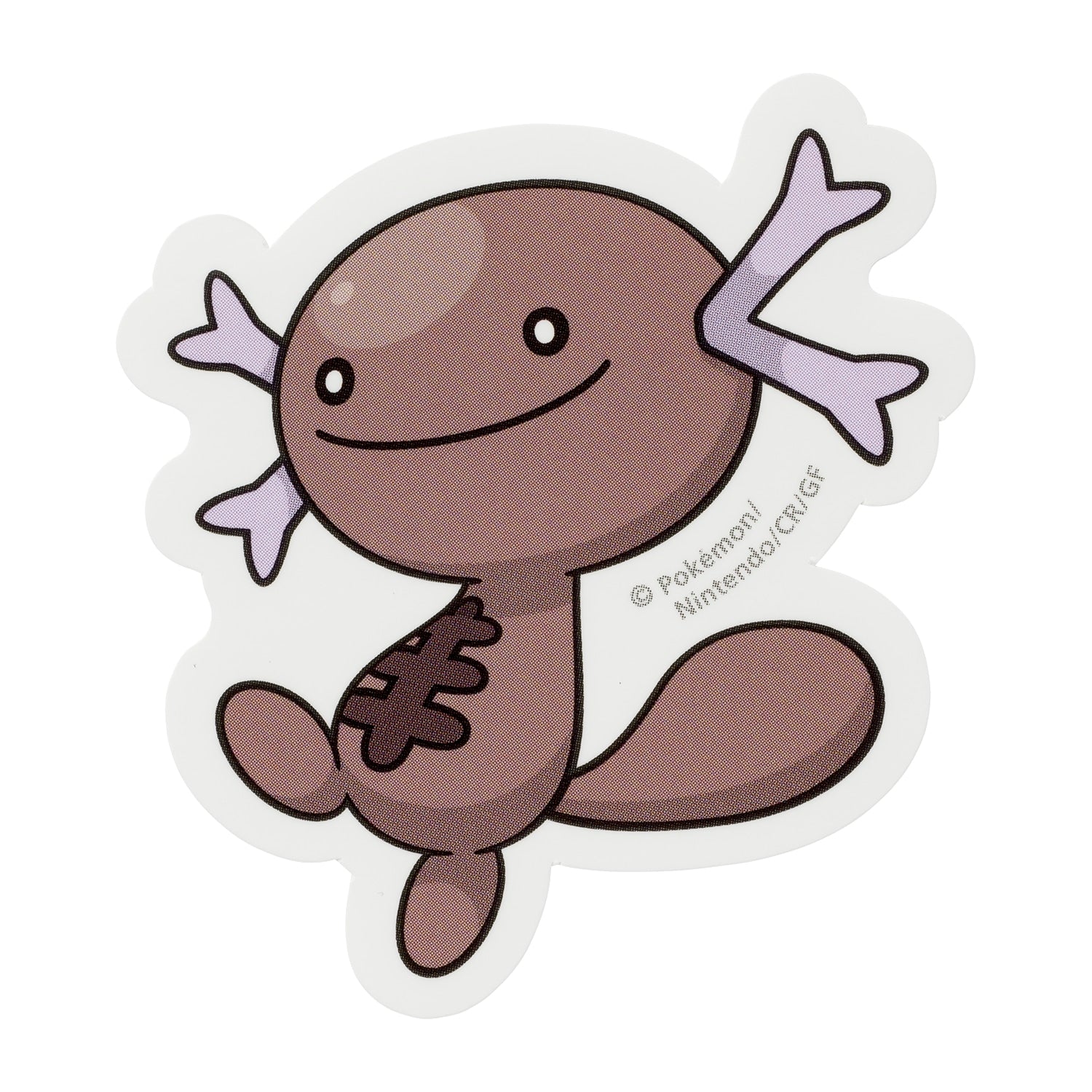 Wooper Pokemon Sticker Paldea Upper from Japan, featuring Water Fish Pokemon design