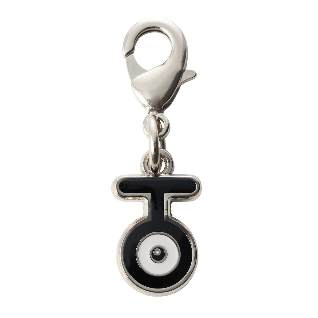 National Encyclopedia Metal Charm 201-T from Japan, featuring detailed metal design