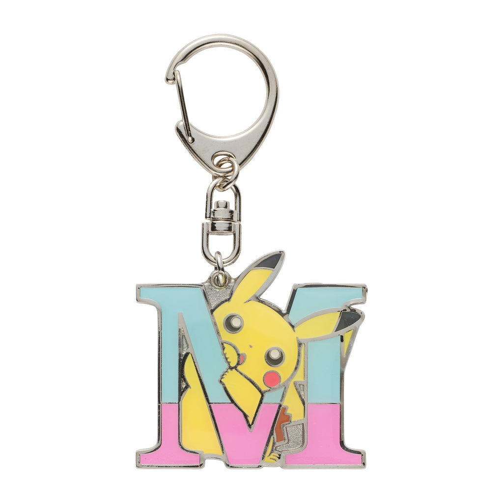 Pikachu keychain from Japan, featuring Electric-type Pokemon with yellow and red details