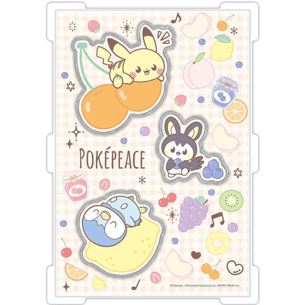 Cabcell Jigsaw CC-JG12 Poke Piece ~Fruit~ with colorful fruit designs from Japan