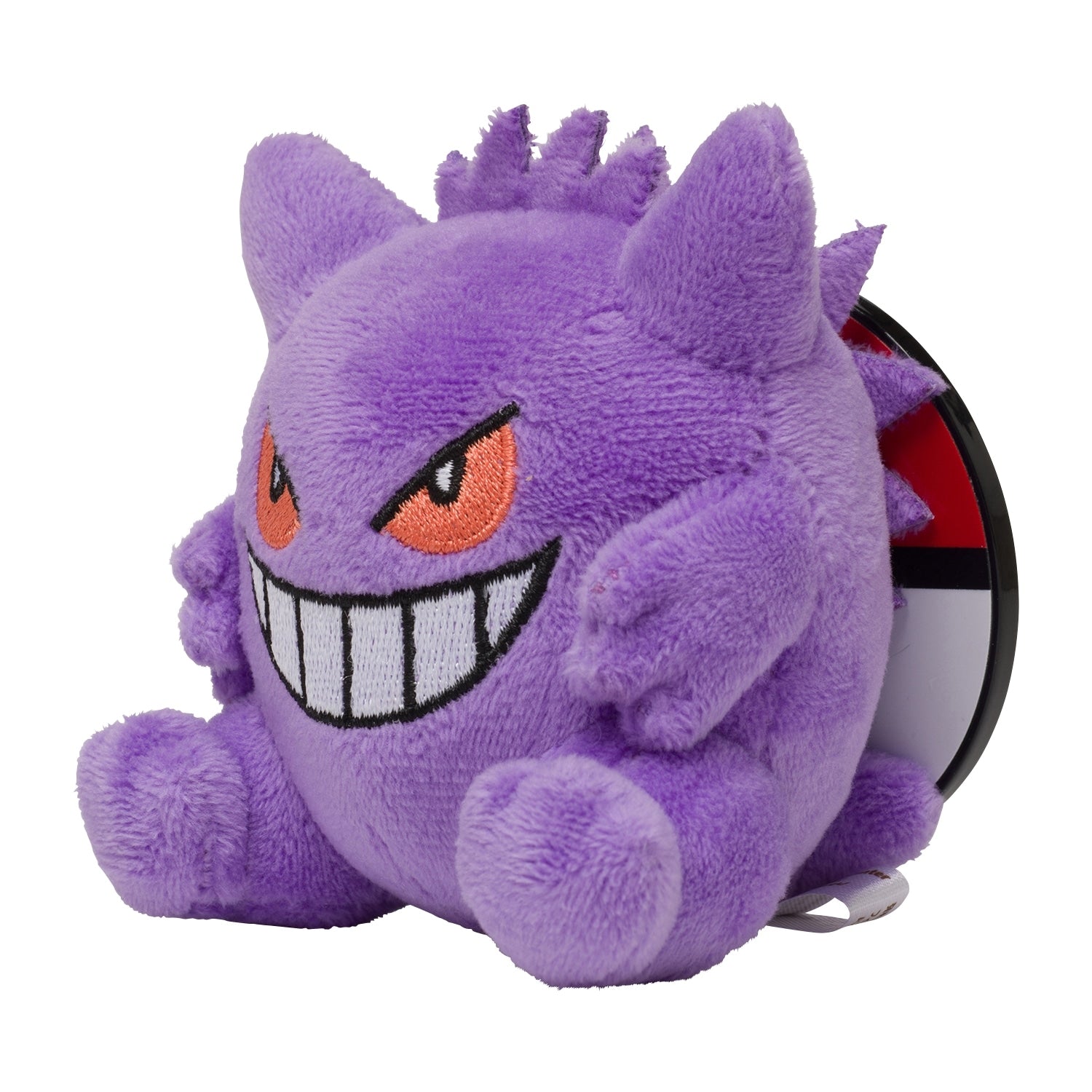Gengar stuffed animal with smartphone