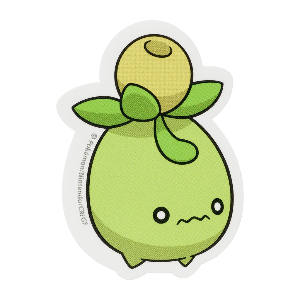 Smoliv Pokemon sticker from Japan, featuring the Olive Pokemon in a colorful design